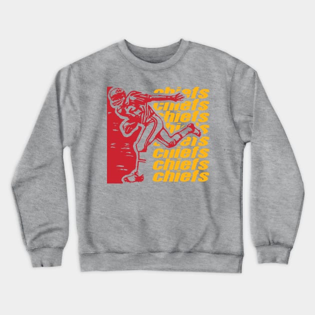 Chiefs Sears retro mixes Crewneck Sweatshirt by DarthBrooks